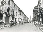 Passage des coureurs lors de la course cycliste lors des « 4 jours de Dunkerque »