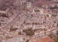 Vue aérienne du centre-ville