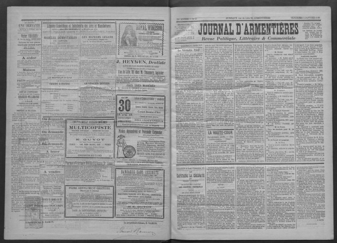 Le Journal d'Armentières.