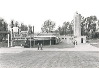 Station d'épuration Sébastien Artois en construction