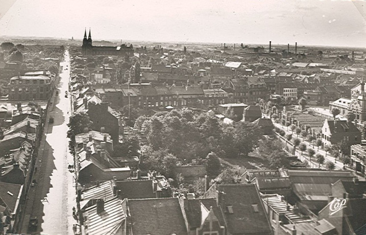 Rue Sadi Carnot vue depuis le beffroi