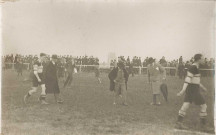 Fin d'un match de football [de la coupe du Nord]