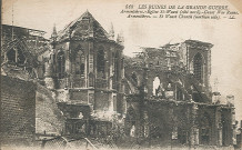 Ruines de l'église Saint-Vaast, côté nord