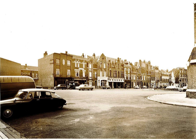 Place Saint-Vaast vue depuis le Bas d'enfer