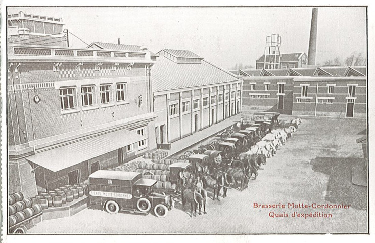 Quais d'expédition de la brasserie malterie Motte-Cordonnier