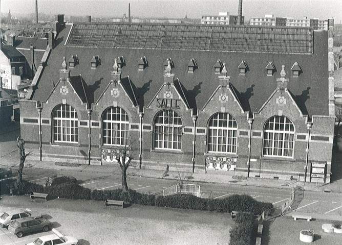 Vue aérienne de la salle des fêtes