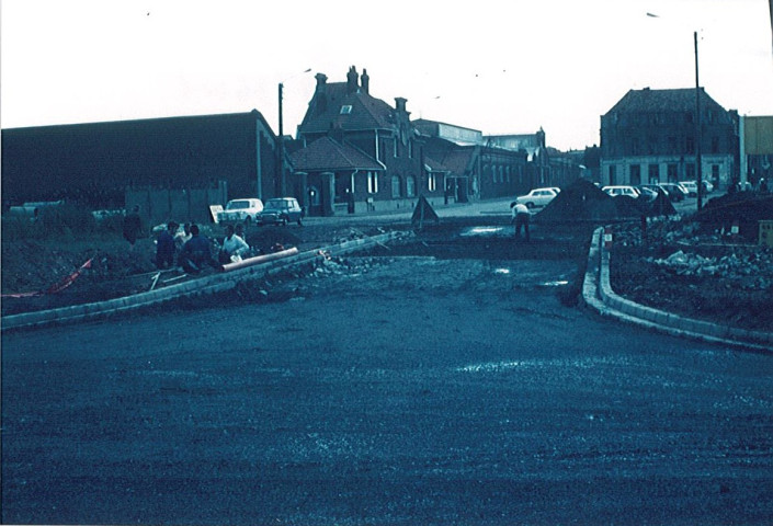 Travaux de comblement de la Lys et de voirie quai de Beauvais