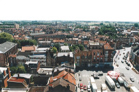 Vue aérienne du centre-ville et de la rue de Lille