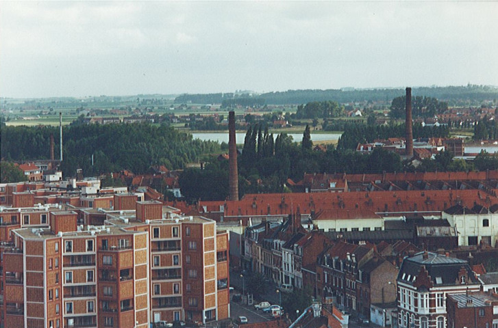 Vue aérienne de la rue des Fusillés