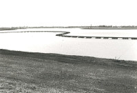 Plage en cours d'achèvement à la base des Prés du Hem