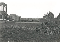 Destruction des bâtiments de l'hôpital