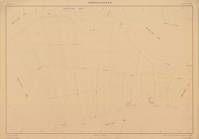 Cadastre : plan cadastral.