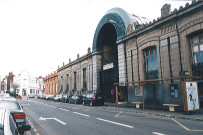 Rue de la gare et établissements Beaudeux