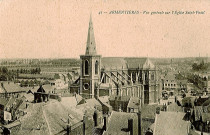 Vue générale sur l'église Saint-Vaast