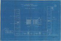 Groupe scolaire Gambetta. - Construction : plans.