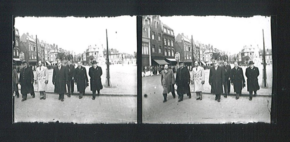 Personnalités traversant la Grand'Place