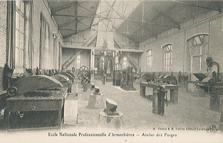 Atelier des forges de l'École Nationale Professionnelle