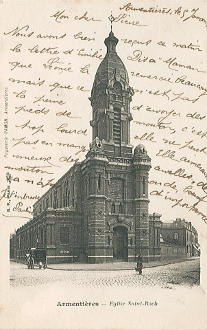 Façade de l'église Saint-Roch