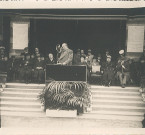 Discours de M. Julien, ministre des postes et télécommunications à l'école nationale professionnelle, pour le cinquantenaire de l'établissement