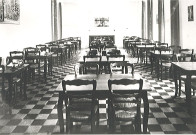 Salle de restaurant à la résidence Mahieu