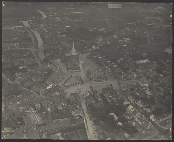 Vue aérienne du centre-ville