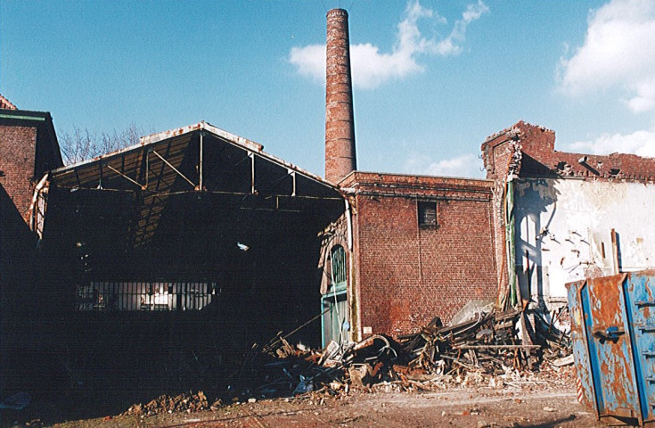 Démolition de l'usine textile Dufour-Dufour