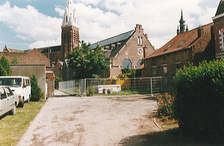 Travaux sur l'ancien parcours de la Lys derrière les halles