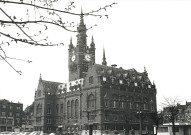 Hôtel de ville vu depuis le parvis de l 'église Saint-Vaast