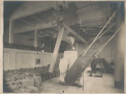 Salle de stockage du houblon ou du malt à la brasserie Motte-Cordonnier