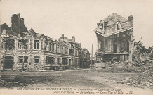 Carrefour de Lille en ruines