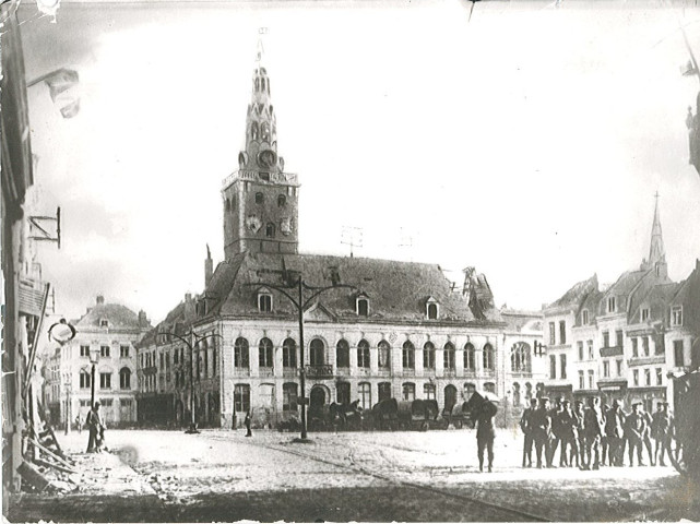 Soldats allemands sur la Grand'Place