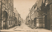 Rue de la Paix et [tissage Charvet] en ruines