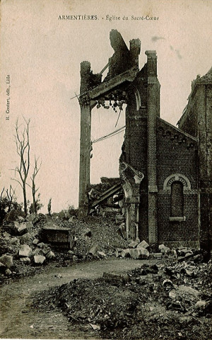 Ruines de l'église du Sacré-Cœur