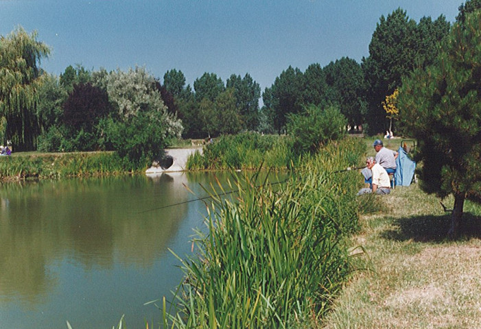 Concours de pêche à l'étang de pêche du complexe sportif Léo Lagrange