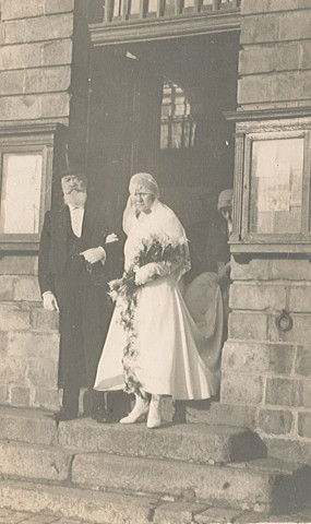 Sortie de mariage à l'église