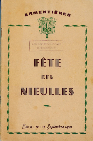 Fête des Nieulles : programme.