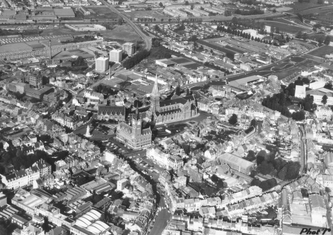 Vue aérienne d'Armentières