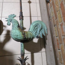 Coq de la girouette de l'église Saint-Vaast