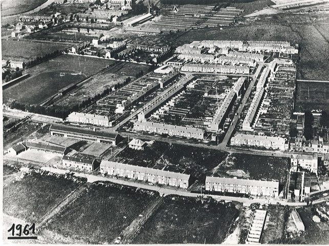 Vue aérienne du quartier Léo Lagrange