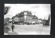 « Café de la bourse » avec enseigne Motte-Cordonnier sur la Grand'Place