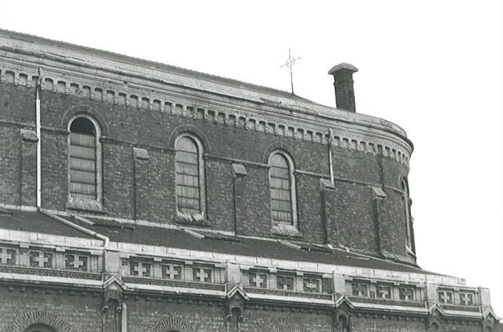 Toiture de l'église Saint-Roch avant démolition