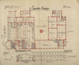 Asile d'aliénés. - Reconstruction : plans.