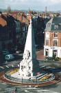 Vue aérienne du monument aux morts