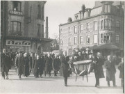 Cortège en hommage à Albert 1er roi de Belgique