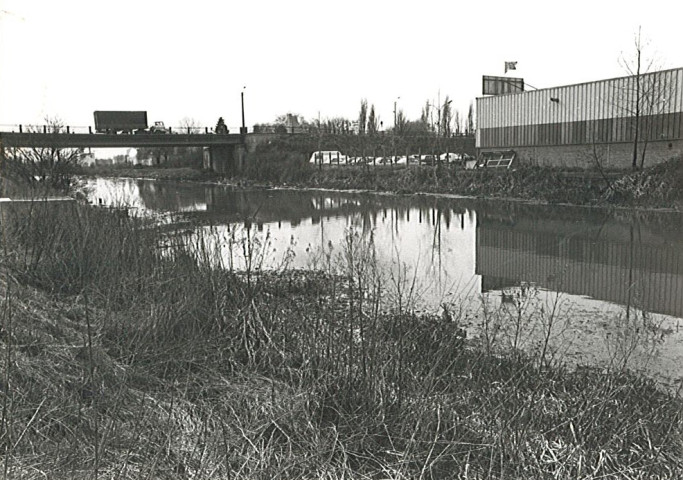 Lys vue du chemin des Prés du Hem au niveau du pont de Nieppe