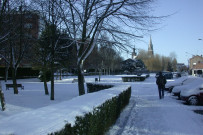 Quai de Beauvais sous la neige