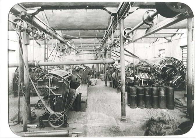 Filature A. Dutilleul (devenue Louis Colombier et Cie), salle des machines