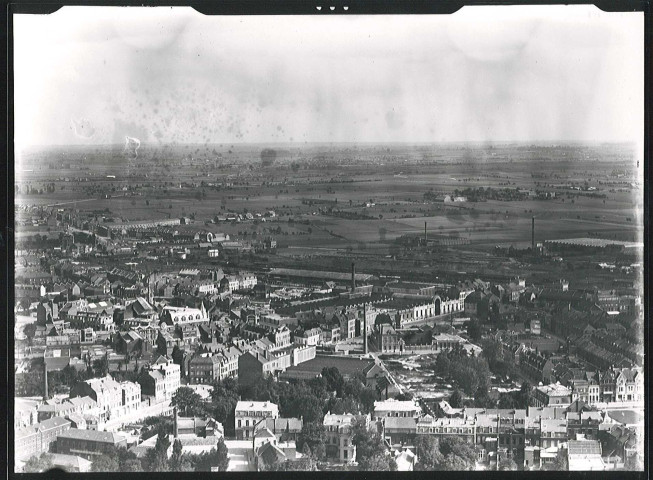 Vue aérienne du quartier de la gare