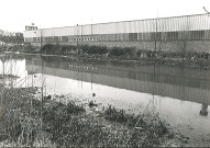 Lys vue du chemin des Prés du Hem au niveau du garage de la Lys au pont de Nieppe