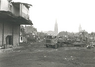 Démolition des bâtiments industriels désaffectés rue des Fusillés